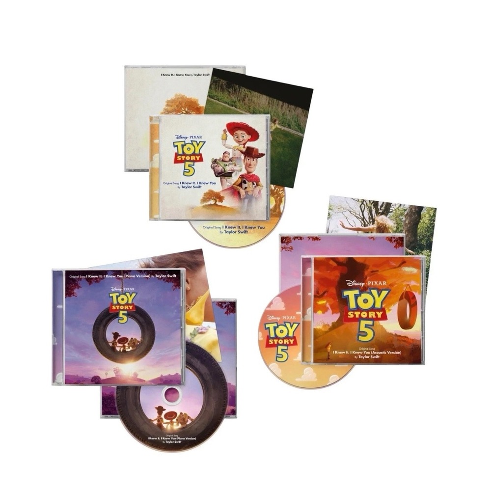 Taylor Swift I Knew It I Knew You Toy Story 5 CD Single Bundle 3 Versions NEW